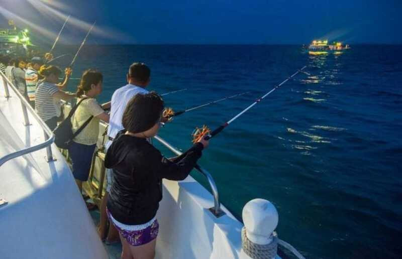 Local fishermen will be interesting companions on your night squid fishing trip